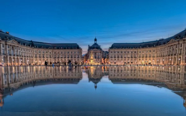  Place de la Bourse Square in Bordeaux, France