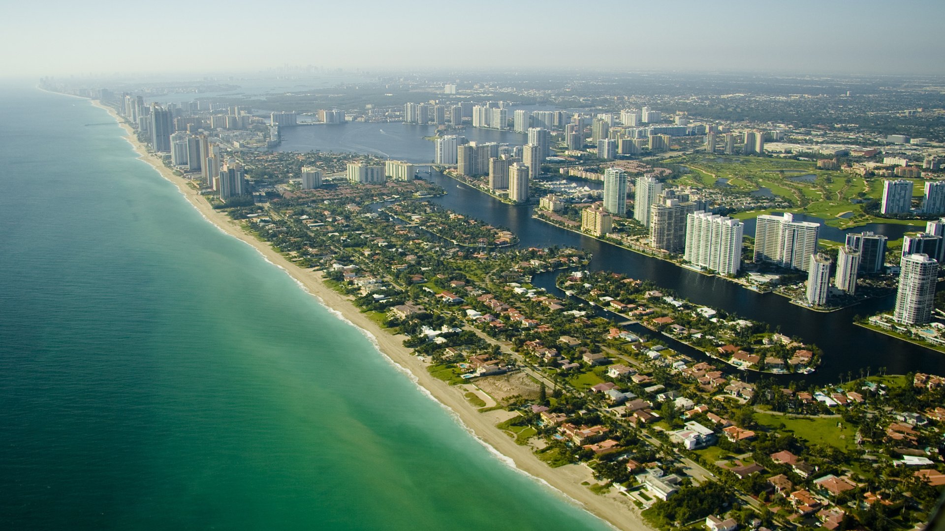 Download Golden Beach Florida Man Made Sunny Isles Beach HD Wallpaper