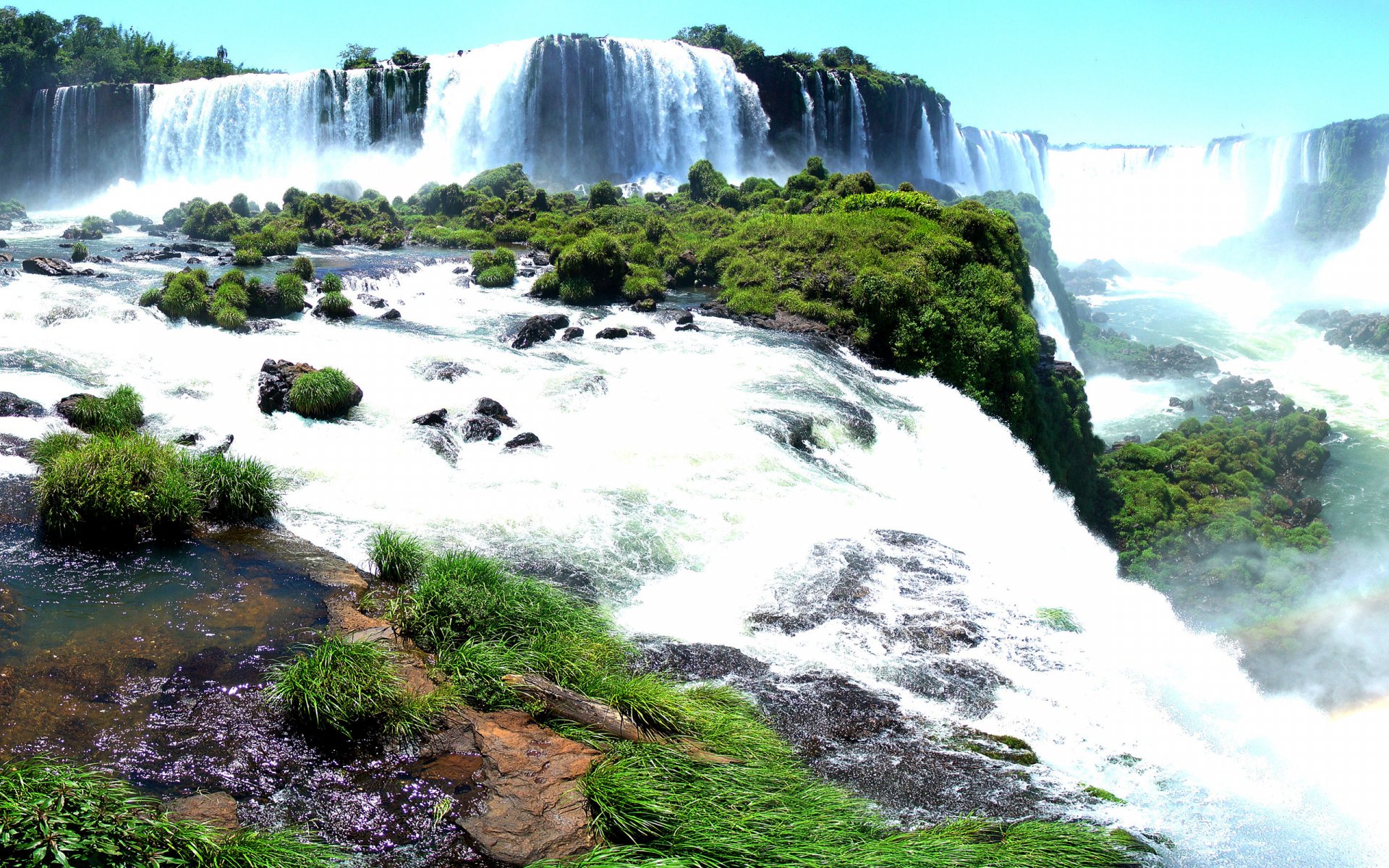 Download Nature Iguazu Falls HD Wallpaper