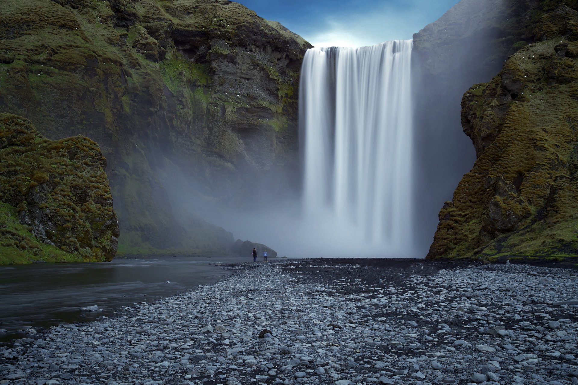 Download Nature Skógafoss HD Wallpaper