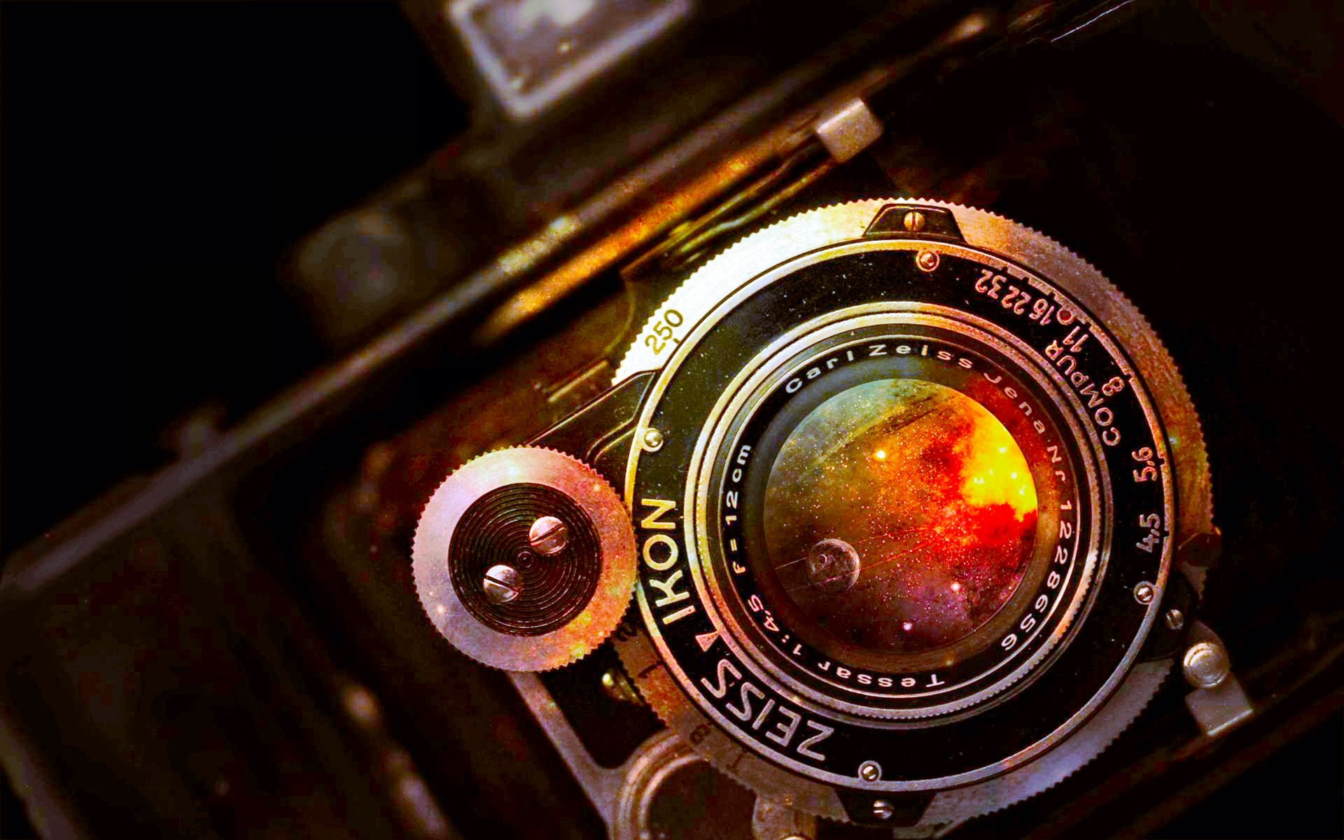 Download Retro Carlzeiss Lens Vintage Man Made Camera HD Wallpaper