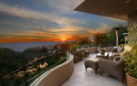 man made balcony HD Desktop Wallpaper | Background Image