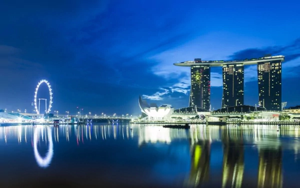 man made Marina Bay Sands HD Desktop Wallpaper | Background Image