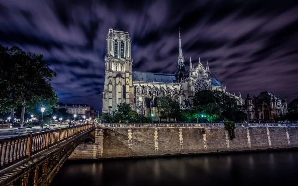 religious Notre-Dame de Paris HD Desktop Wallpaper | Background Image