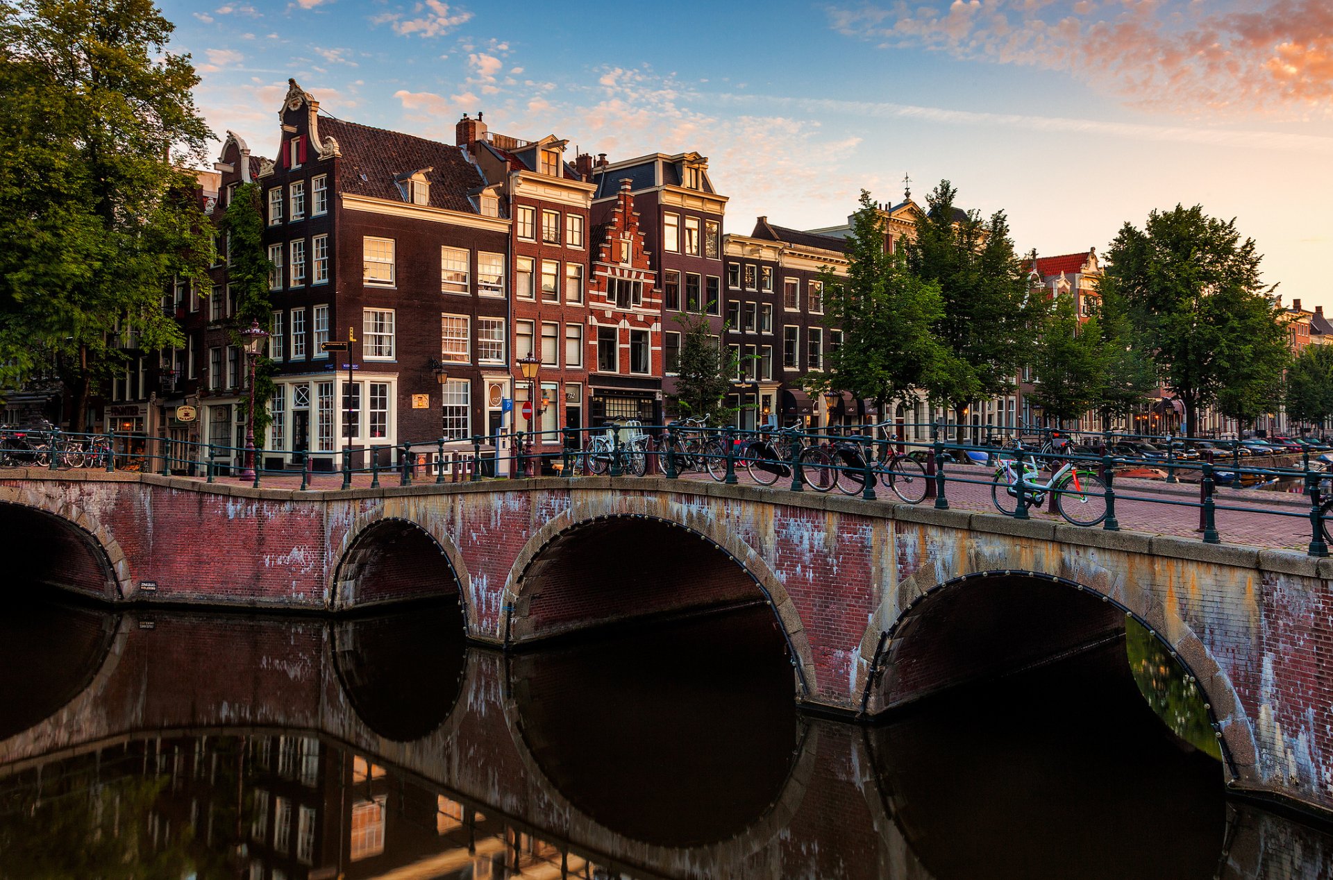 Download Netherlands Amsterdam Man Made Bridge HD Wallpaper