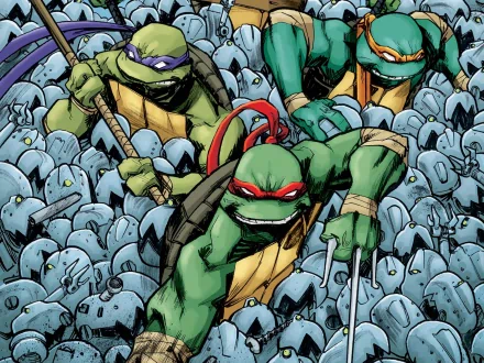 Michelangelo (TMNT) Raphael (TMNT) Donatello (TMNT) Comic Teenage Mutant Ninja Turtles HD Desktop Wallpaper | Background Image
