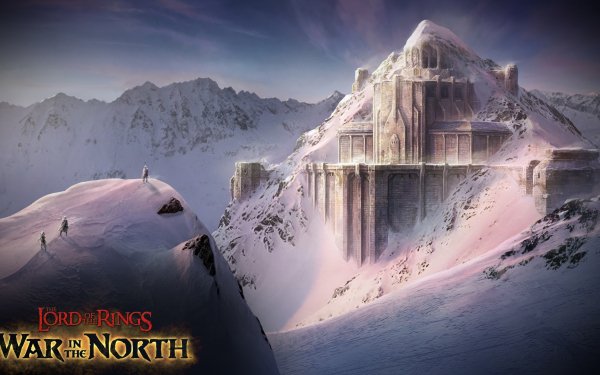 Video Game The Lord Of The Rings: War In The North The Lord of the Rings Video Games Game Lord of the Rings Winter Snow Castle Landscape HD Wallpaper | Background Image