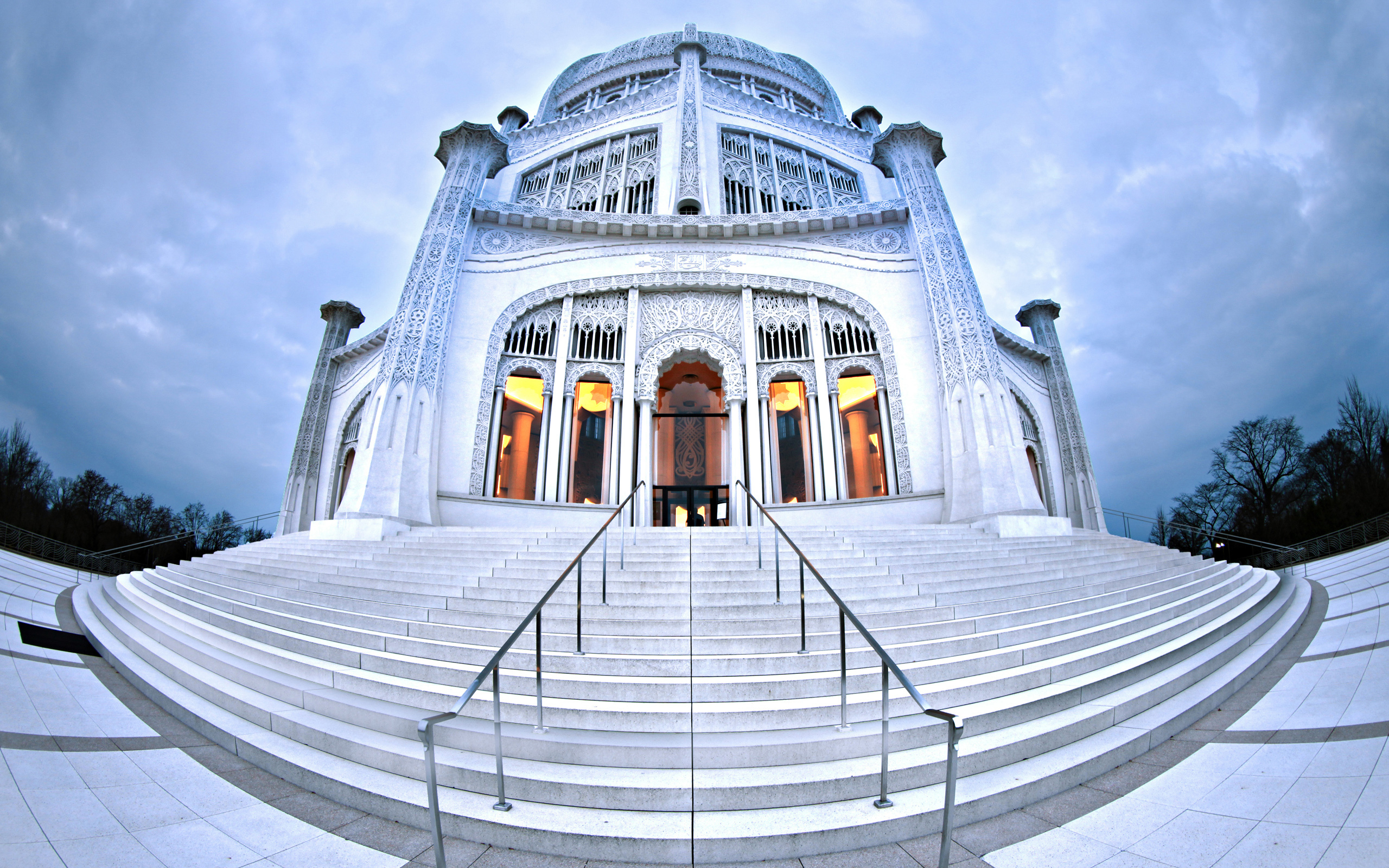 Religious Baha'i Temple HD Wallpaper | Background Image