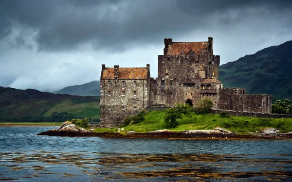 man made Eilean Donan Castle HD Desktop Wallpaper | Background Image