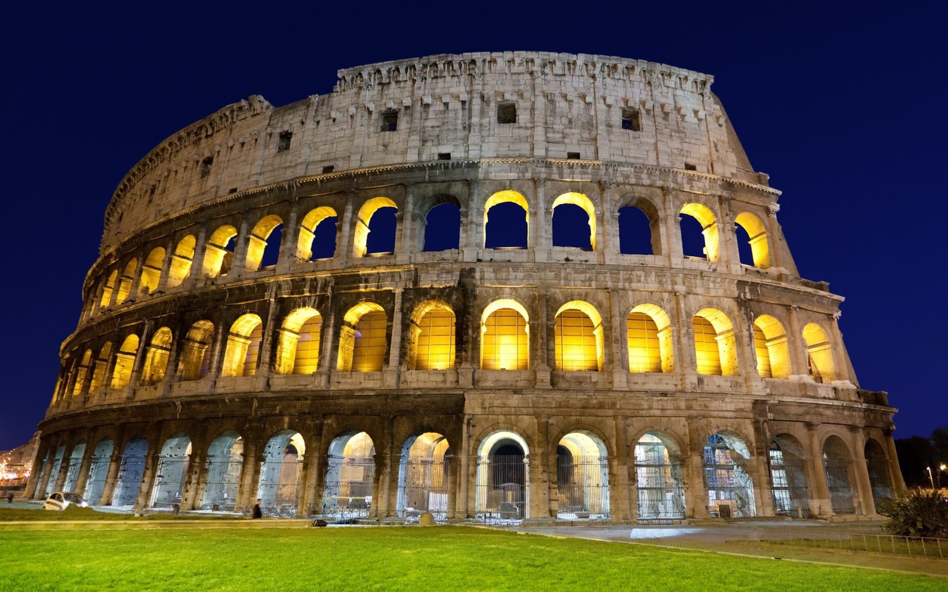 Download Man Made Colosseum HD Wallpaper