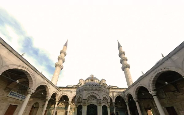 religious mosque of the valide sultan HD Desktop Wallpaper | Background Image