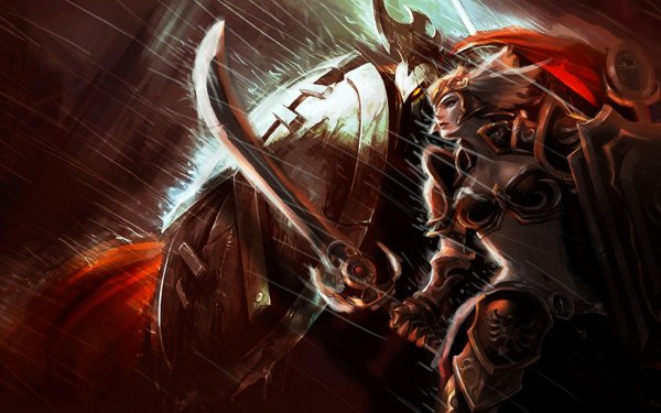 Video Game League Of Legends Pantheon Leona HD Wallpaper | Background Image
