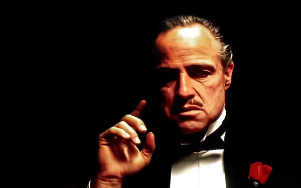 The Godfather Celebrity Marlon Brando HD Desktop Wallpaper | Background Image