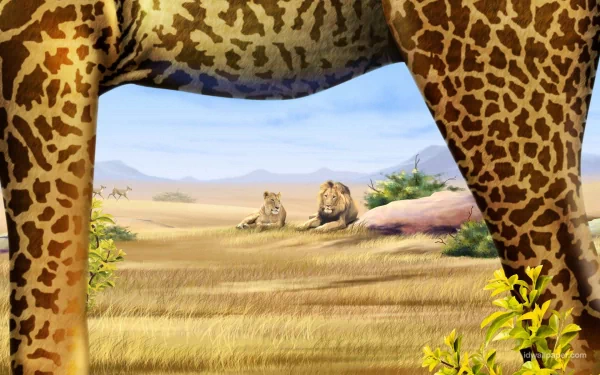 artistic safari HD Desktop Wallpaper | Background Image