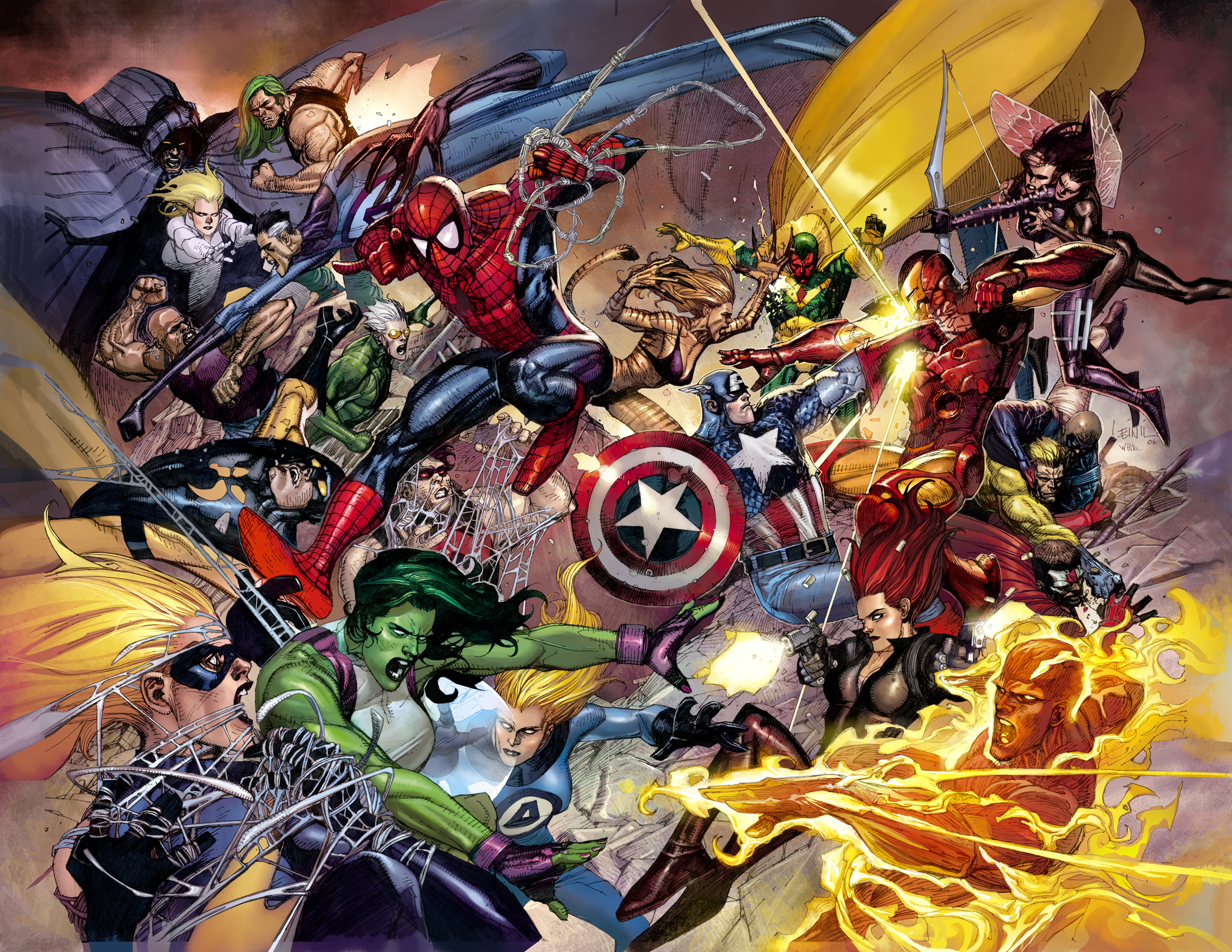 Comics Civil War HD Wallpaper | Background Image