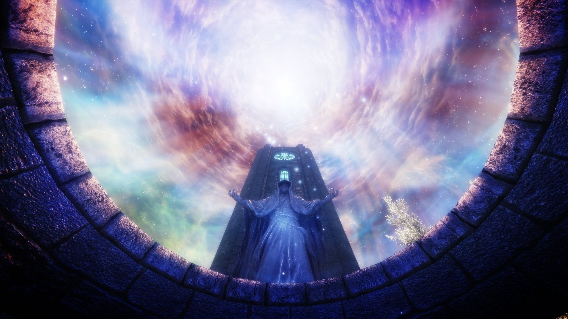 Skyrim 2K Quad HD Wallpaper — Eye of Magnus Portal, image size:1920x1080