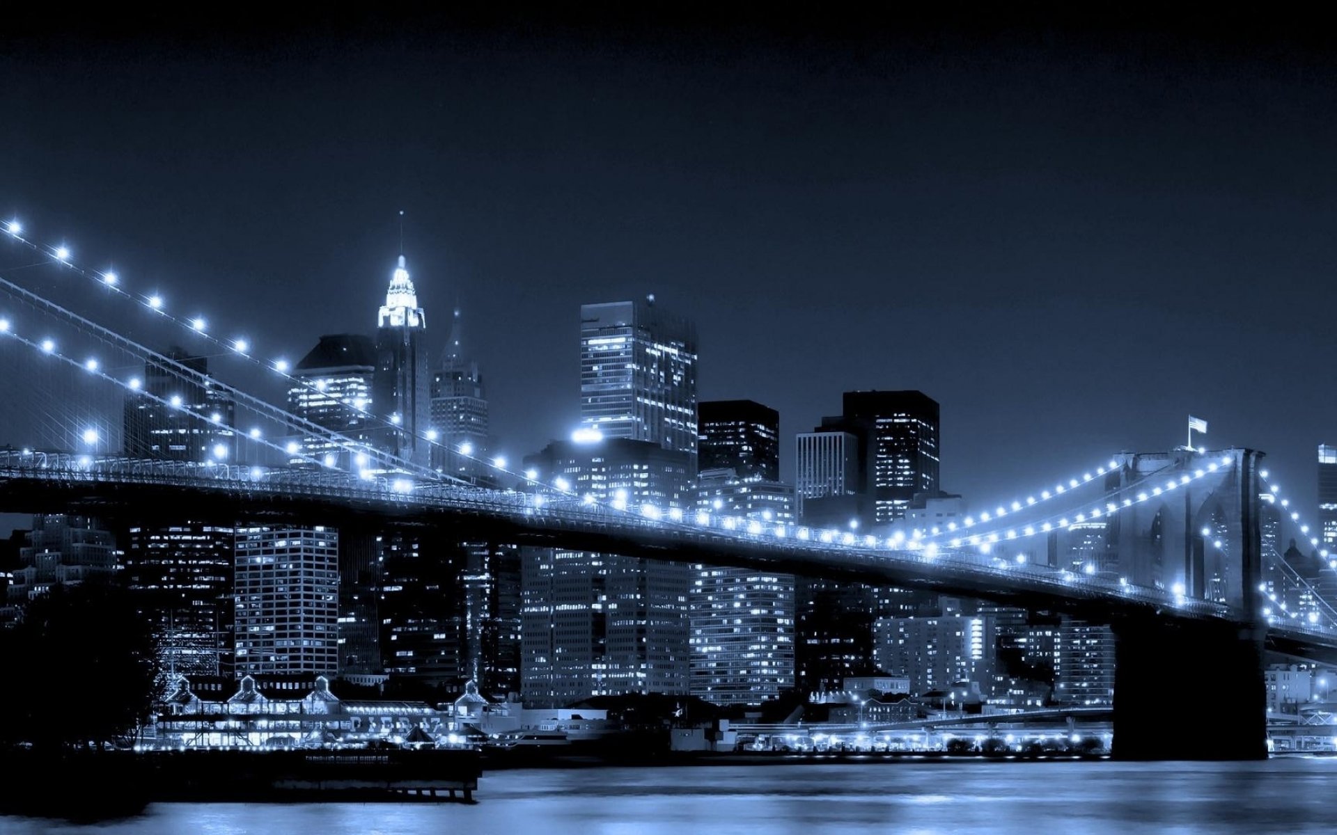 Download Man Made Brooklyn Bridge HD Wallpaper