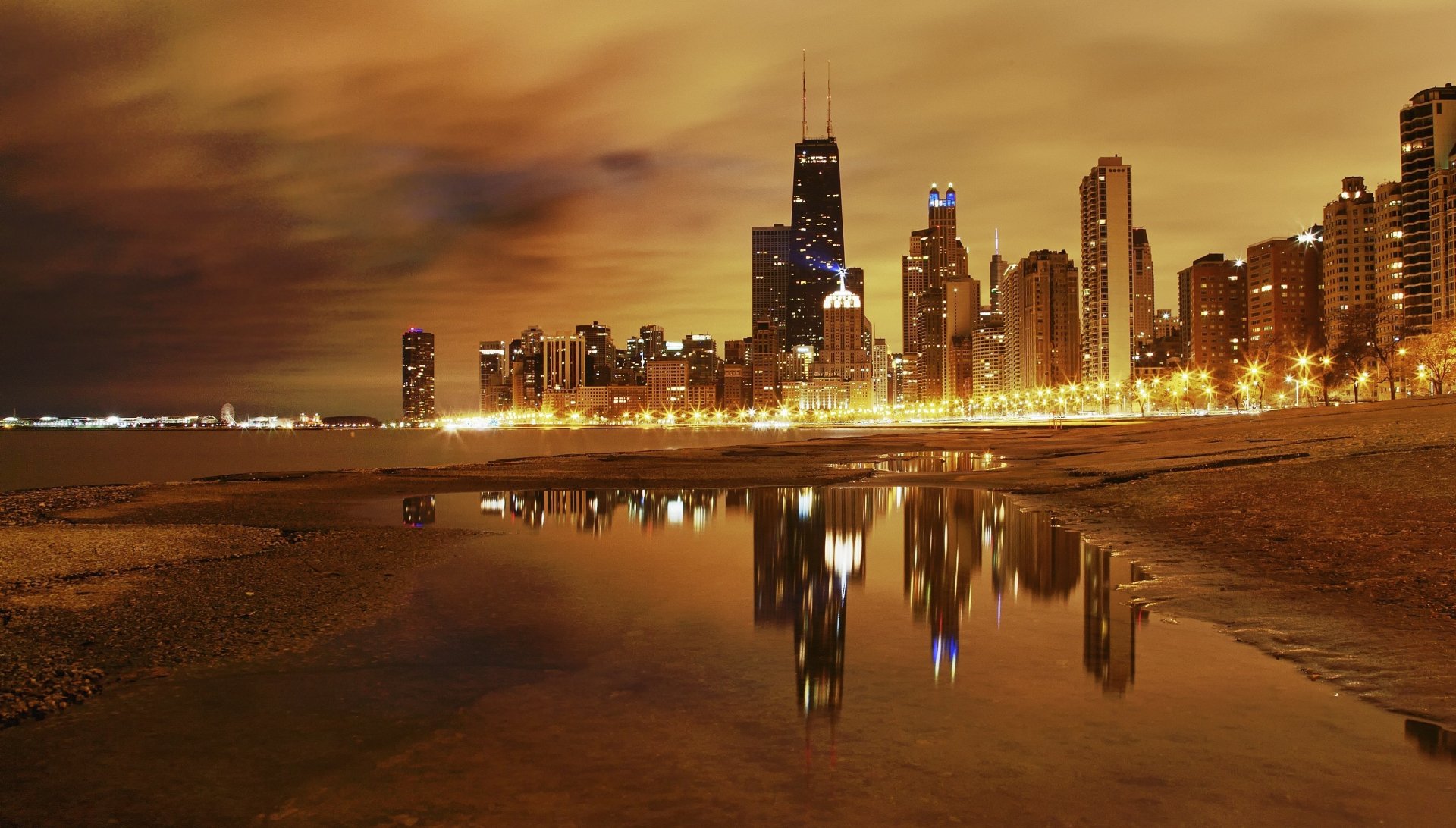 Download Man Made Chicago 4k Ultra HD Wallpaper