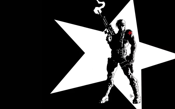 Captain America Comic Winter Soldier HD Desktop Wallpaper | Background Image