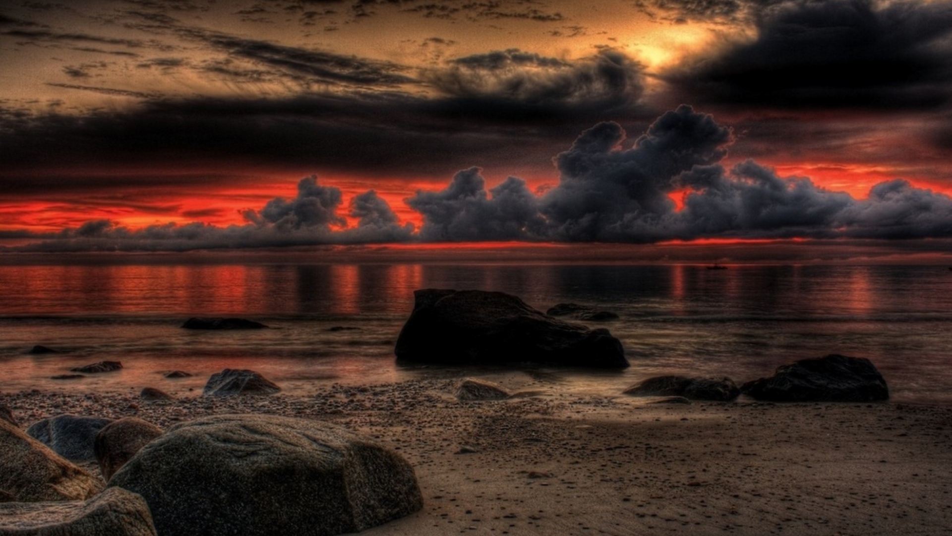 Download Nature Sunset HD Wallpaper