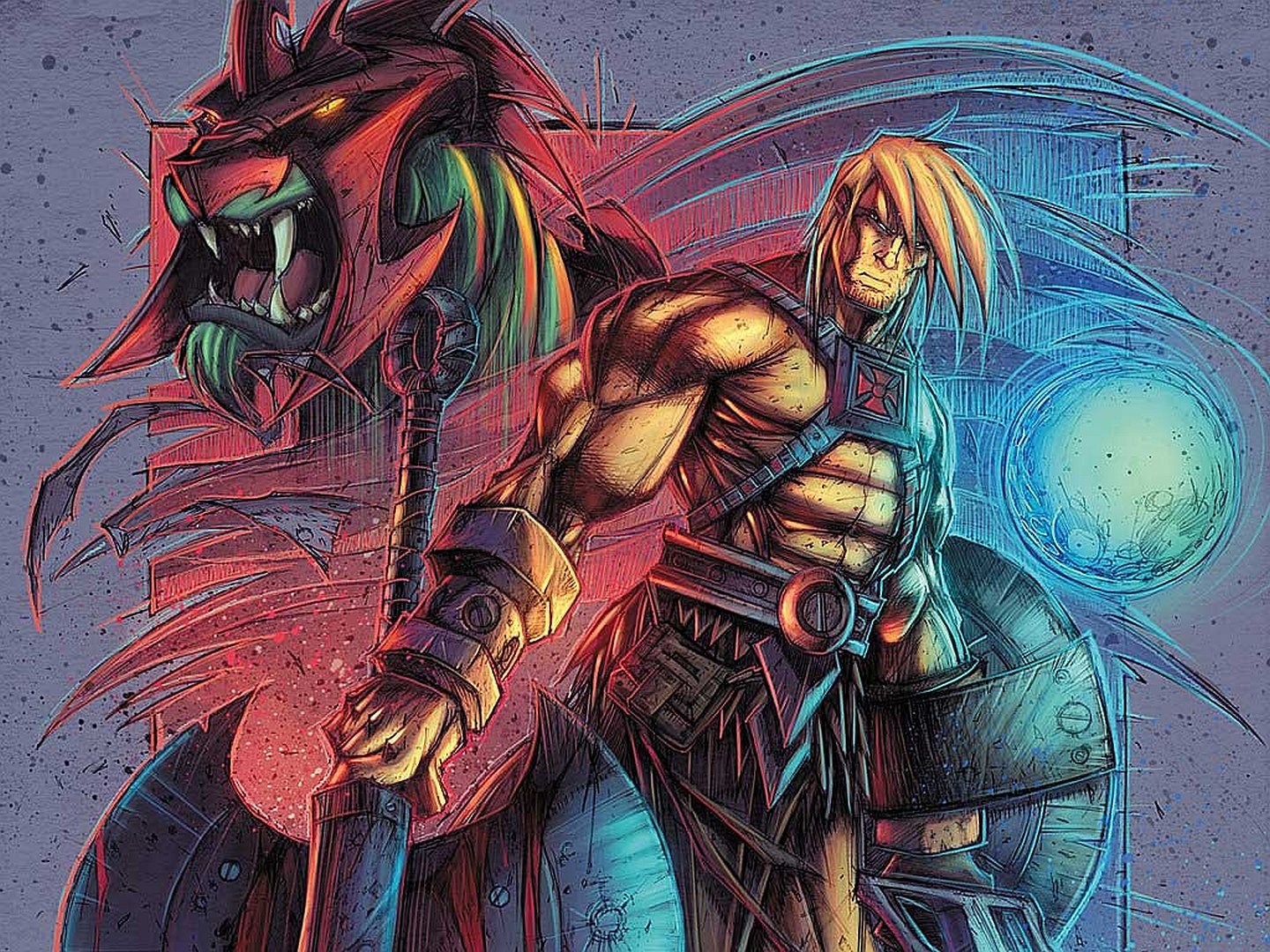 Download Comic Masters Of The Universe Wallpaper
