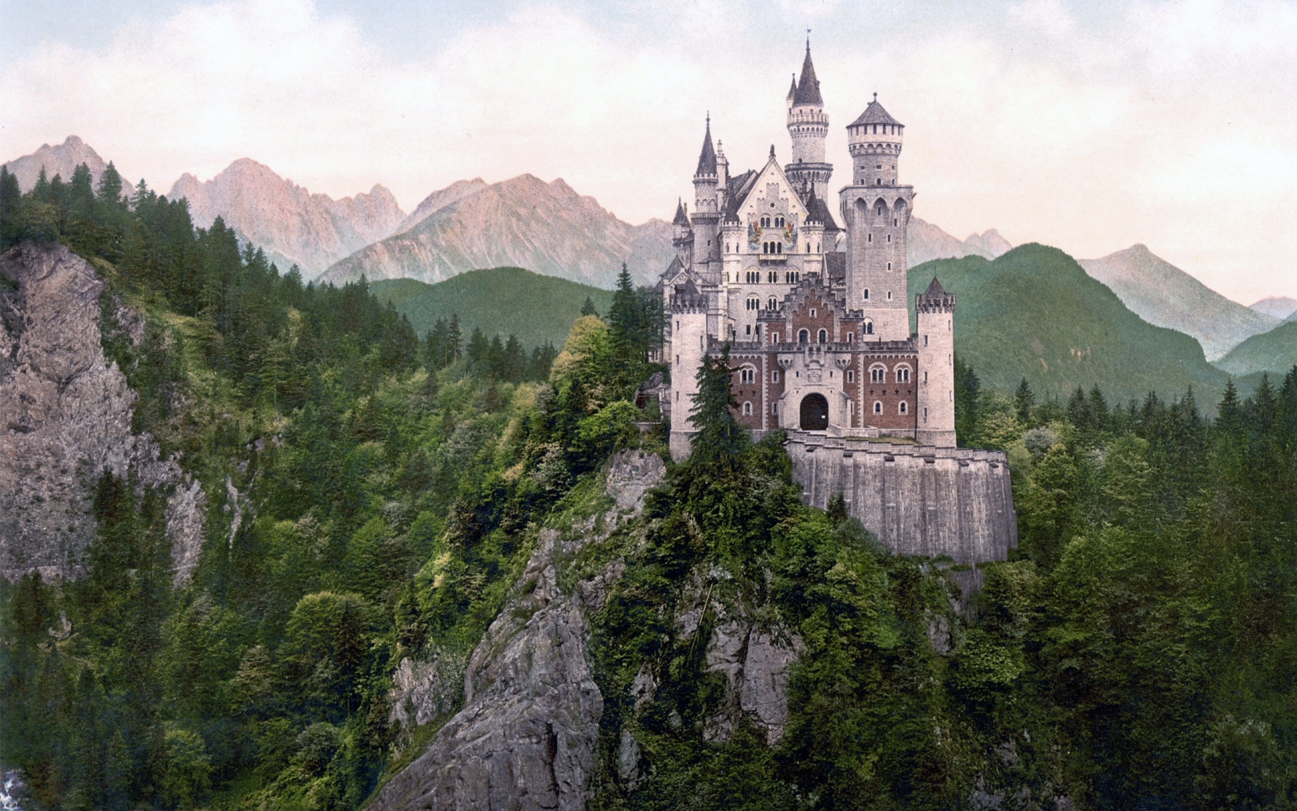 Man Made Neuschwanstein Castle HD Wallpaper | Background Image