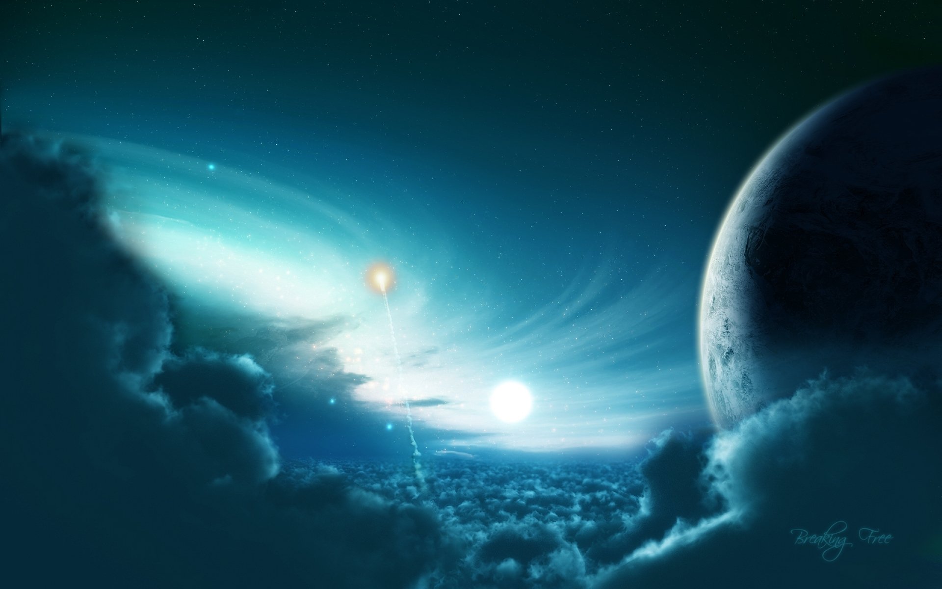 Download Sci Fi Planet HD Wallpaper | 1920x1200 | Wallpaper Abyss
