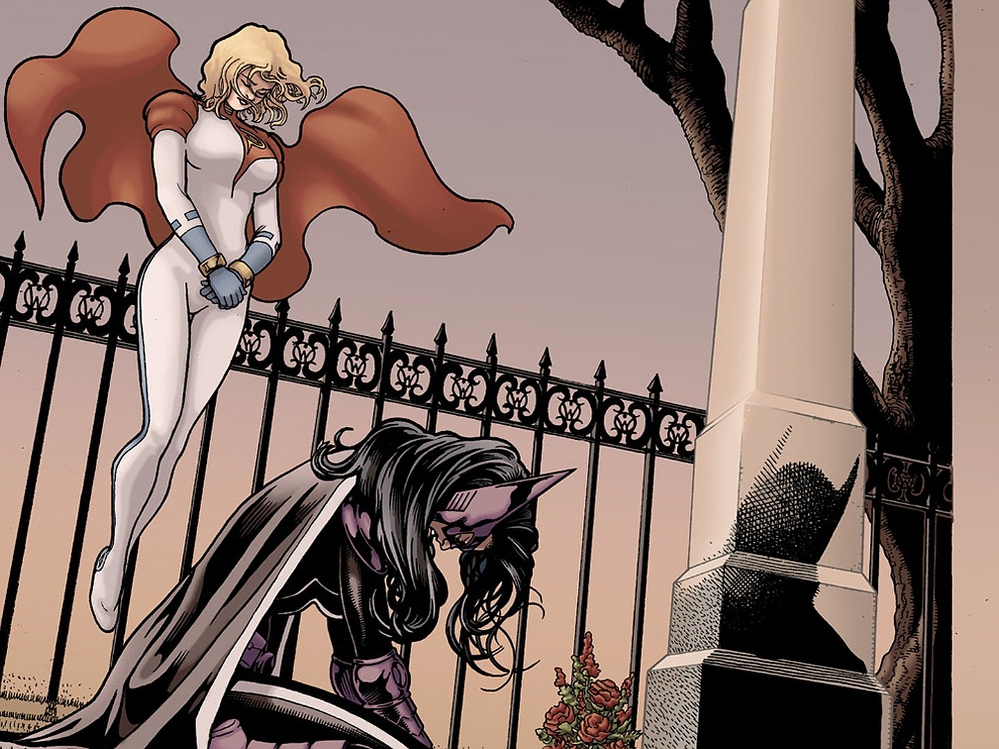 Download Huntress (DC Comics) Power Girl Comic Worlds Finest Wallpaper