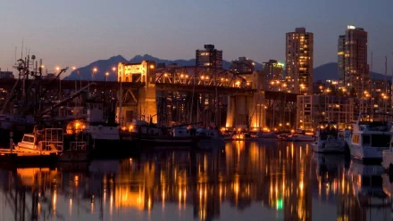 man made burrard bridge HD Desktop Wallpaper | Background Image