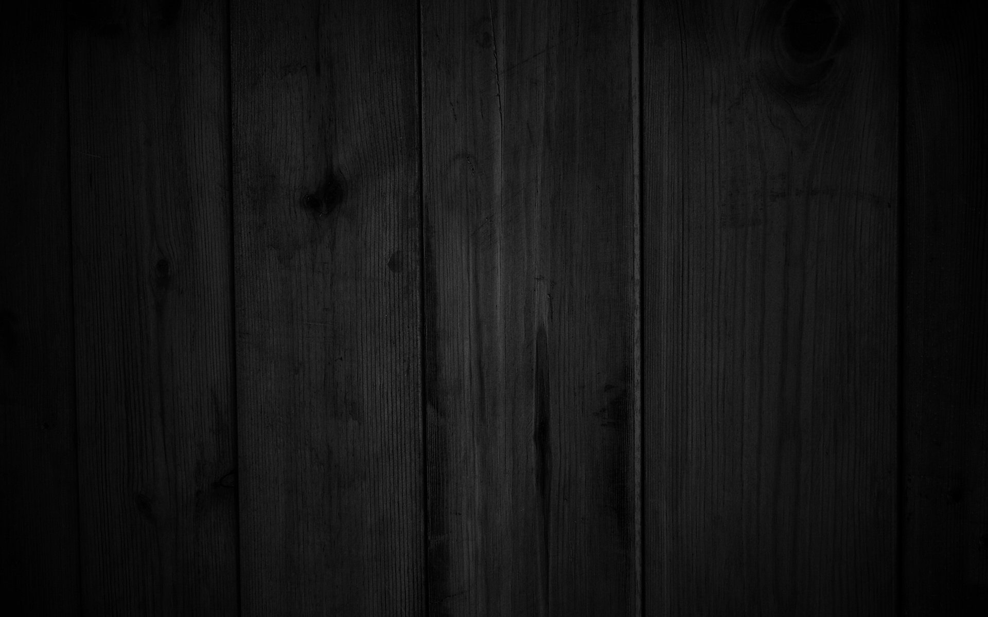 Artistic dark wood texture of vertical planks with subtle grain and knots — HD PC desktop wallpaper background