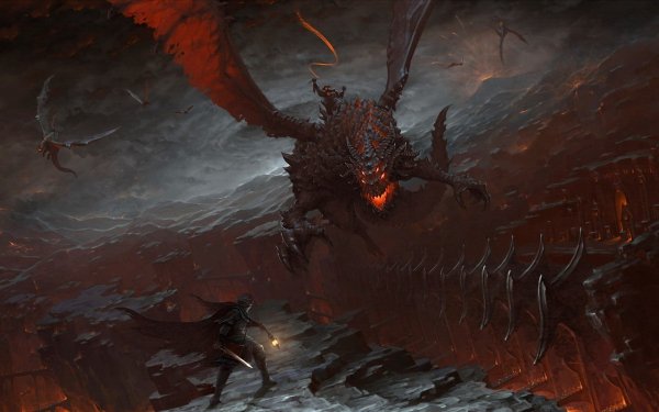 Fantasy Dragon HD Wallpaper | Background Image