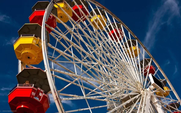 man made ferris wheel HD Desktop Wallpaper | Background Image
