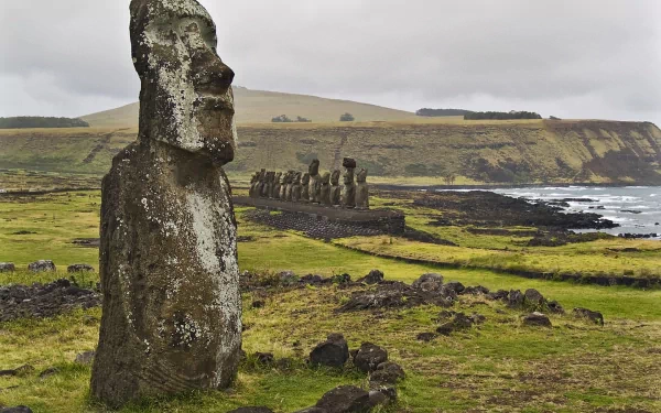 man made ahu tongariki HD Desktop Wallpaper | Background Image