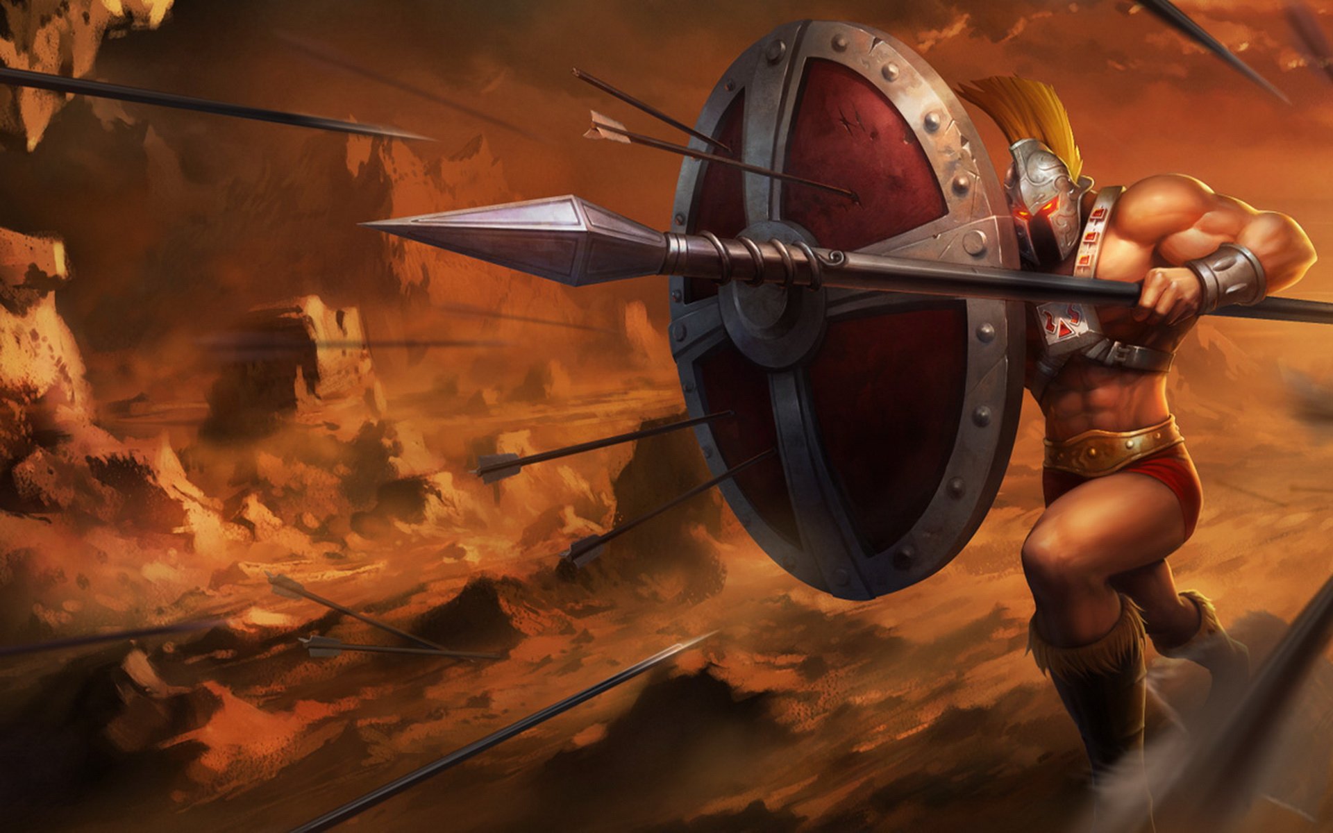 Download Pantheon (League Of Legends) Video Game League Of Legends HD Wallpaper