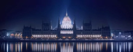 man made Hungarian Parliament Building HD Desktop Wallpaper | Background Image