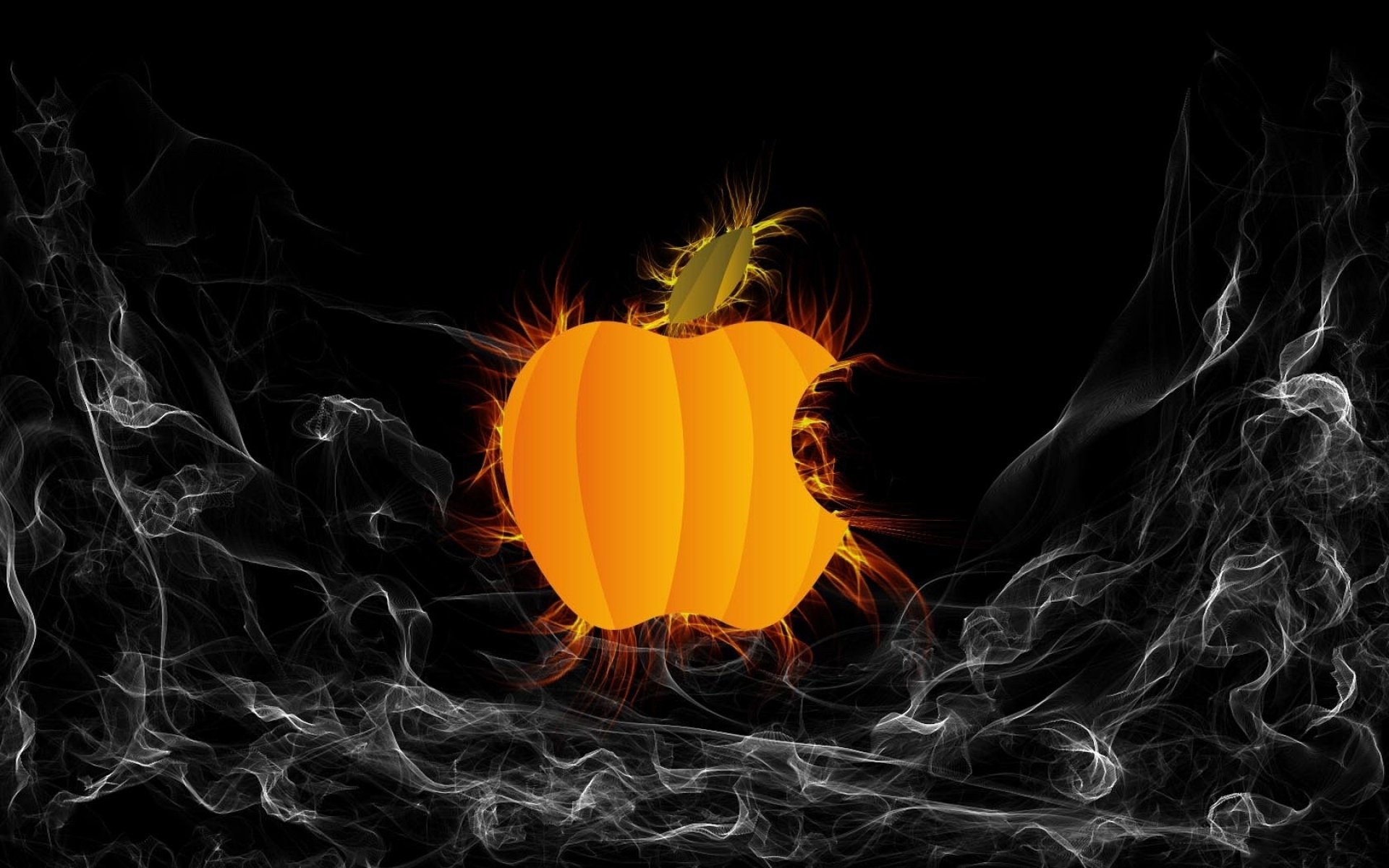 Fiery Apple Tech HD Wallpaper: Bold Innovation in Flames | 1920x1200 ...