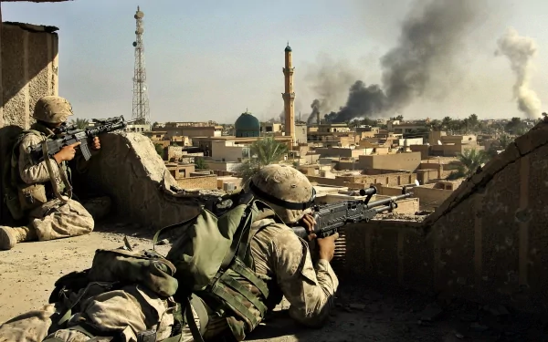 Iraq military soldier HD Desktop Wallpaper | Background Image