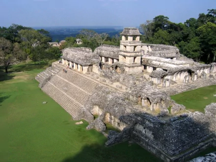 temple Mexico Palenque archeological site man made palenque chiapas mexico HD Desktop Wallpaper | Background Image