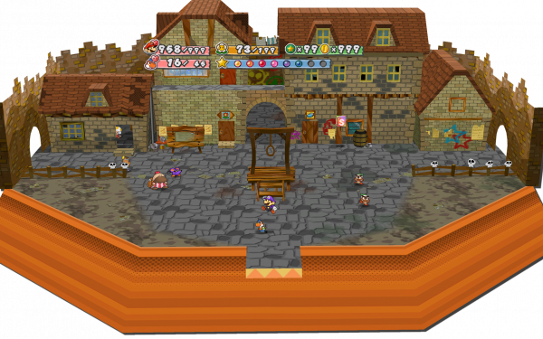 Video Game Paper Mario: The Thousand-Year Door Mario HD Wallpaper | Background Image