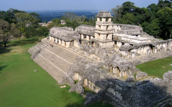 temple Mexico Palenque archeological site man made palenque chiapas mexico HD Desktop Wallpaper | Background Image