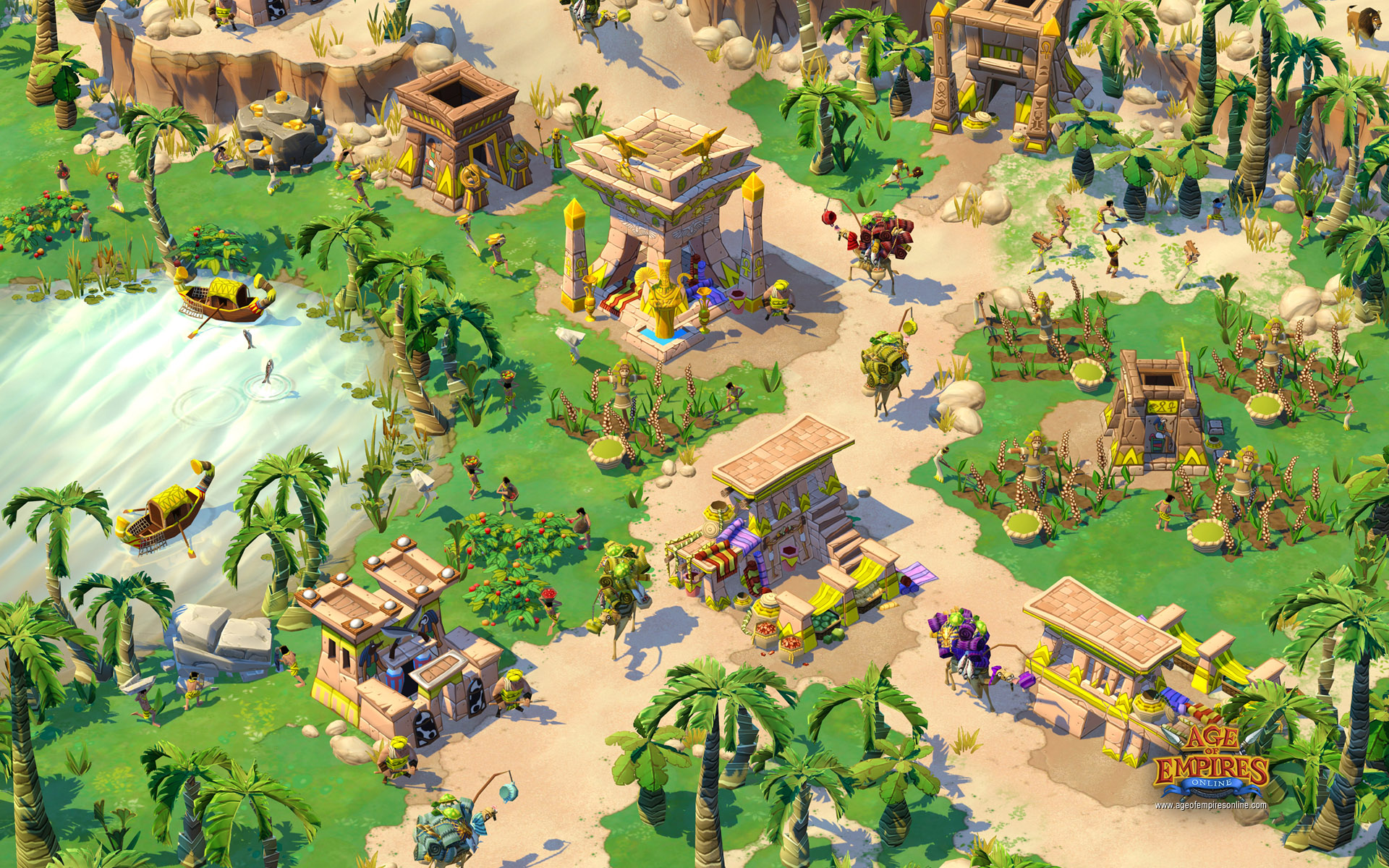 Video Game Age Of Empires Online HD Wallpaper | Background Image