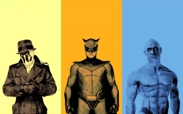 Doctor Manhattan Nite Owl Rorschach Comic Watchmen HD Desktop Wallpaper | Background Image