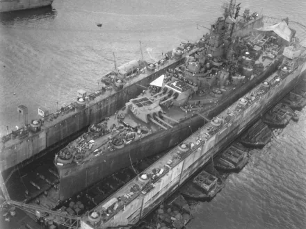 warship battleship military USS South Dakota (BB-57) HD Desktop Wallpaper | Background Image