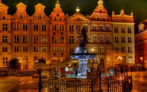 man made fountain HD Desktop Wallpaper | Background Image