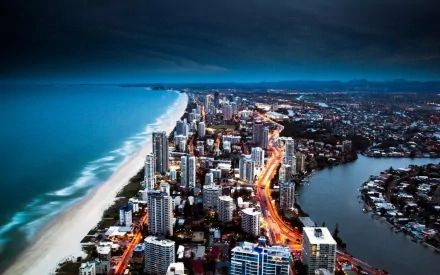 Australia man made gold coast HD Desktop Wallpaper | Background Image