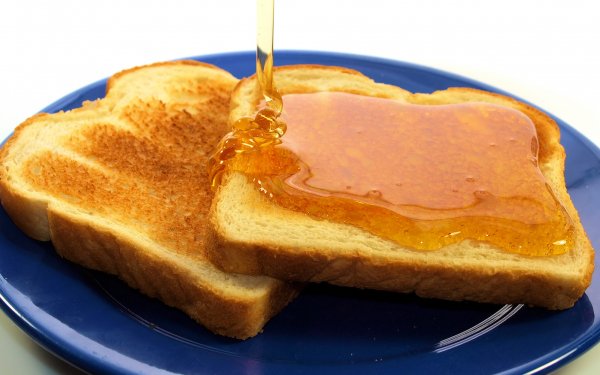 Food Honey Bread Toast HD Wallpaper | Background Image