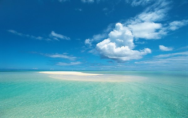 Aarde/Natuur Oceaan Tropisch Horizon Wolk Strand Zomer Lucht HD Wallpaper | Achtergrond