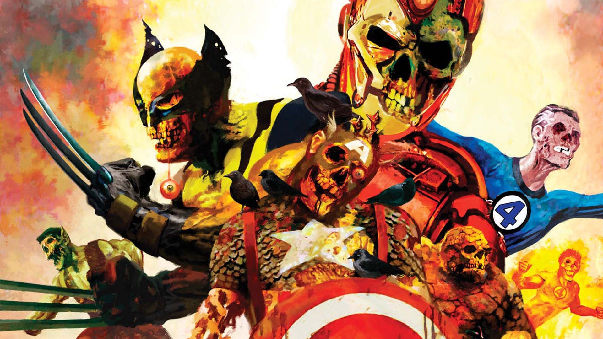 Marvel Zombies Full HD Wallpaper and Background Image | 1920x1080 | ID