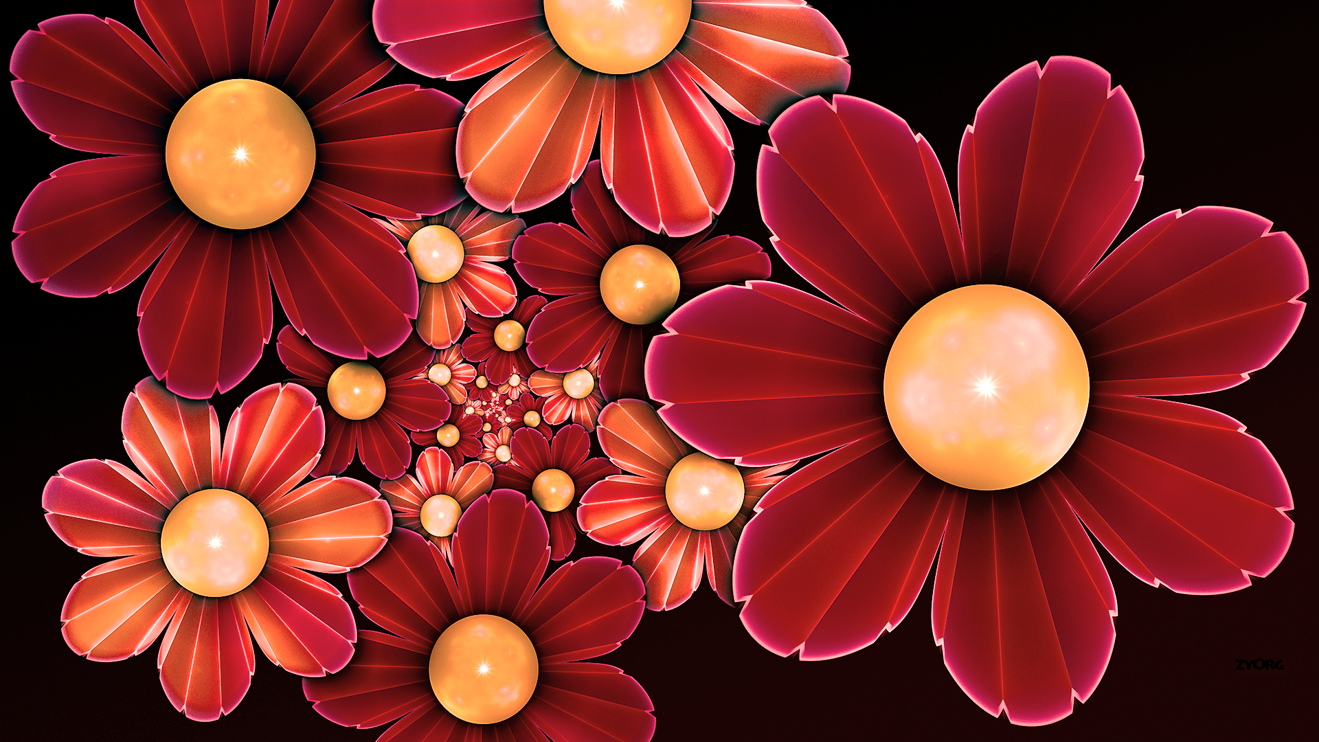 Artistic Flower HD Wallpaper