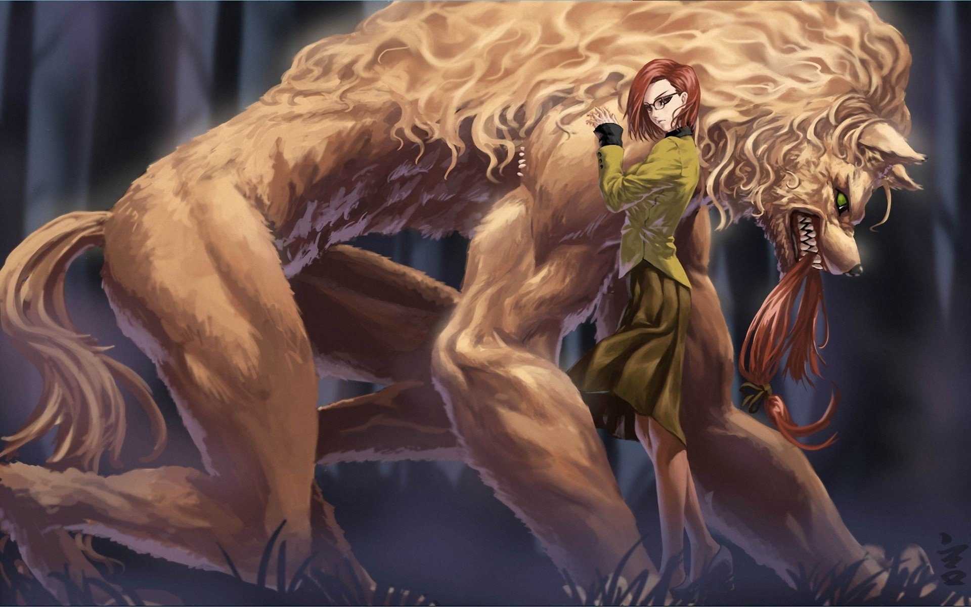 Download Anime Witch On The Holy Night HD Wallpaper